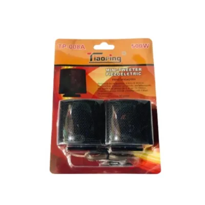 AUTOFun 1 Pasang TP-008A 500W Maksimal Efisiensi Tinggi Tweeter Speaker Stereo Audio Mobil