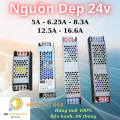 Bộ Chuyển Đổi Nguồn 220v qua 24v, Nguồn Dẹp 24V tổ ong 5A/6A/8A/12A/16A, Hàng mới loại 1, Bảo hành 06 tháng. 
