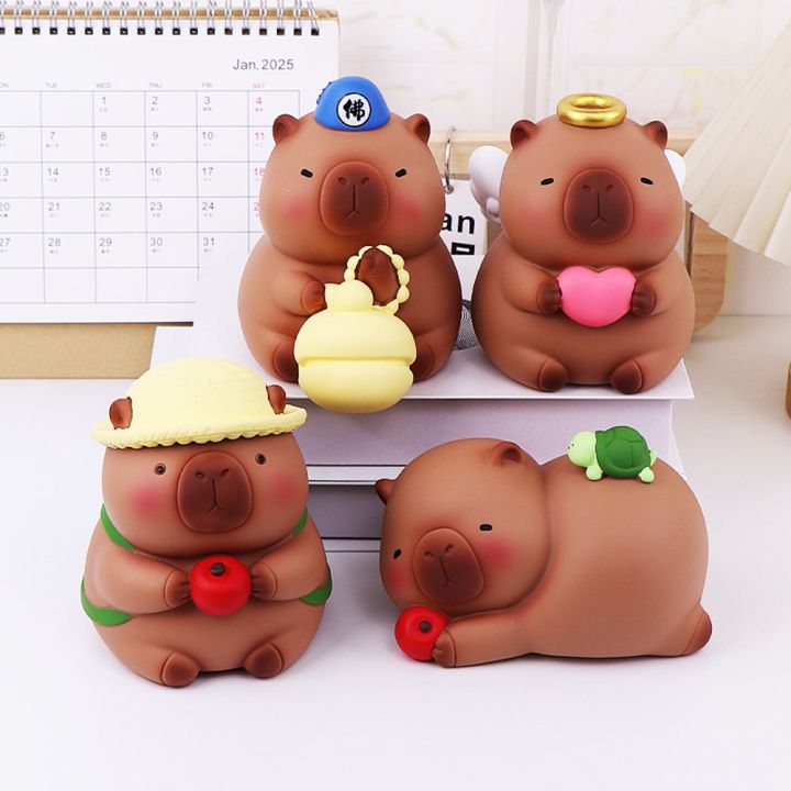 LIEYH Bể tiết kiệm Hũ Tiền Hình Chú Heo Capybara Trang trí Dung lượng ...