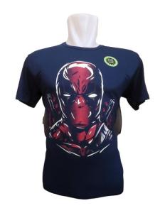 Kaos Pria Baju Deadpool Glow in the dark Distro Tshirt Superhero Rhymes Thailand Big Size Jumbo XXXL