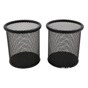 Hộp đựng bút 3 NGĂN để bàn kim loại đa năng bền đẹp phù hợp cho bàn học bàn làm việc văn phòng