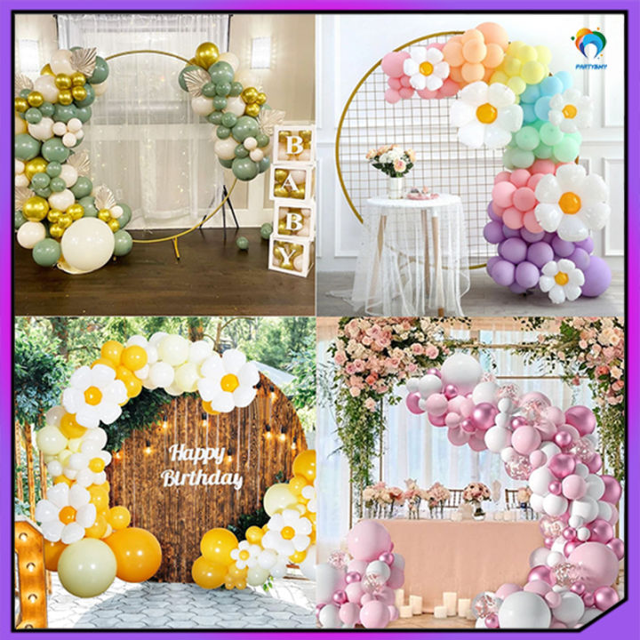 Birthday Decoration Set Ballon Garland Set Arch Ballon Stand Happy