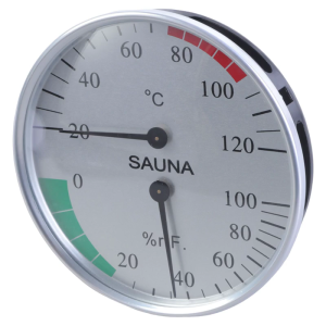 Accurate Display Thermometers Hygrometer Room Sauna Room Wall Mounted Temperature Humidity Measurement Meter Gauge