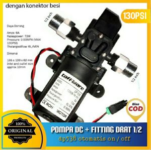 Pompa DP538 dengan Konektor Besi Drat Luar 1/2 inch atau 3/4 inch