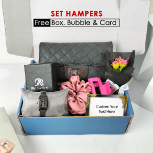 Set hampers kado ulang tahun cewek paket jam hadiah ultah pernikahan wedding anniversary
