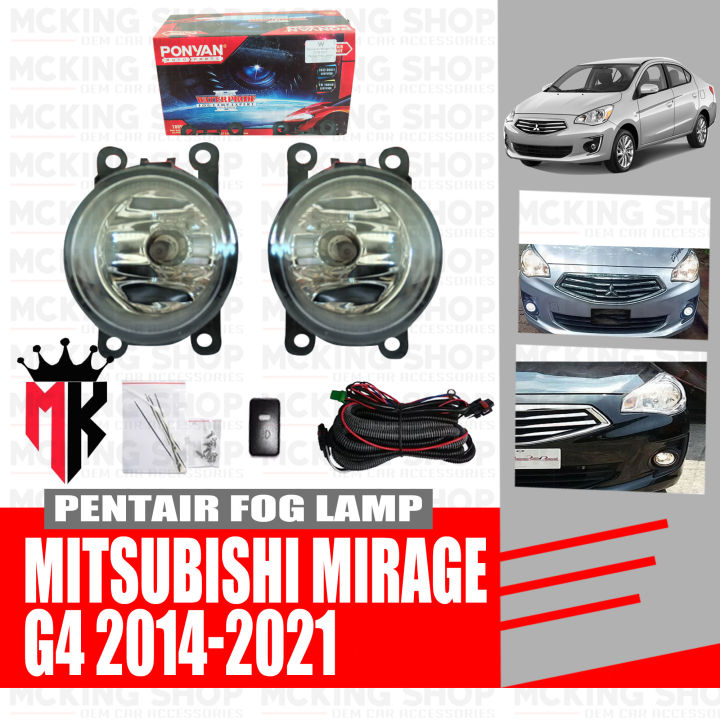 Mitsubishi Mirage G4 20142021 Pentair Fog Light / Foglight Fog Lamp
