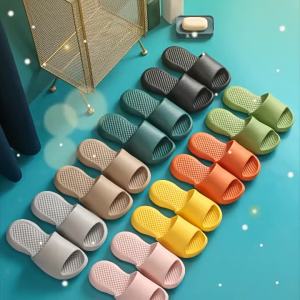 [Free Shipping] Summer Thick-Soled Sandals For Women Non-Slip For Bathroom Use Home Use Indoor For Couples Soft-Soled For Men Night Market