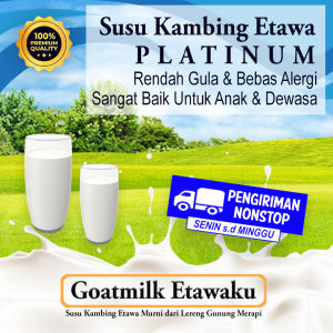SUSU GOATMILK ETAWAKU PLATINUM / Susu kambing / Susu kesehatan / Susu untuk pernafasan