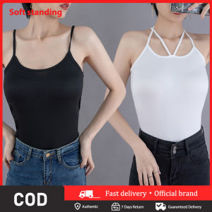 【COD】✅ Small Camisole Women Slim Fit Versatile Navel Bra One-piece Sleeveless Outside Wear Inside