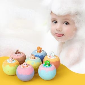 ANANAA Handmade Bath Bombs Skin-friendly With Surprise Inside Childrens Bath Ball Cute Vegan Essential Oil Bath Toys