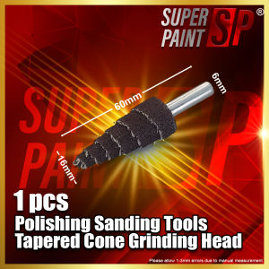 6mm Tapered Cone Grinding Head Sanding Sandpaper Burr Flap Wheel Abrasive Grinder Polishing Porting Mata Kertas Pasir