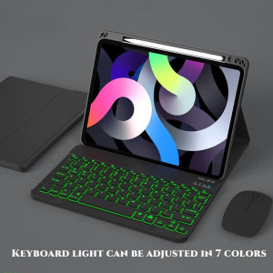 Wireless Bluetooth Backlight Keyboard Case for iPad 10th Gen 2022 iPad Pro 2022 iPad Air 5th 4th iPad 9.7 10.2 10.5 Pro 11 Inch iPad Mini 6th Casing Cover
