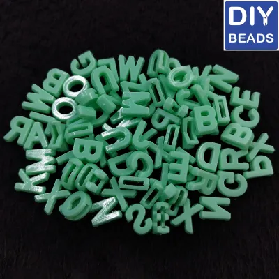 Diy Beads Slider Letter Beads Assorted 12.5mm (165grams)