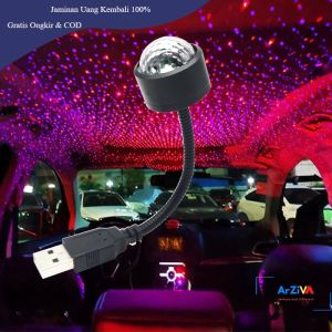 ACNF Lampu Mini LED Proyektor Interior Mobil RGB USB Plug 5V - M9