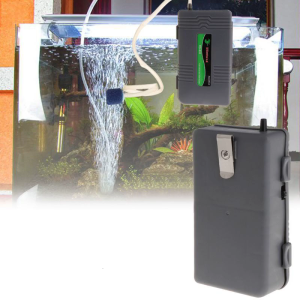 Aquarium máy bơm không khí yên tĩnh nhỏ máy bơm không khí Powered Bubbler cho muối và cho cá nước tươi cho xe tăng oxy