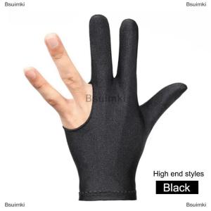 [COD] Bsuimki Three Fingers Full-Finger Snooker Pool Cue Billiard Glove For Left Hand Lycra Billiards Gloves