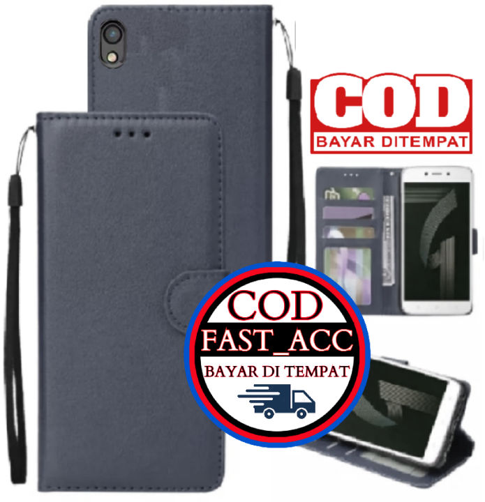 CASE HP FLIP KULIT COCOK UNTUK TIPE HP OPPO A37F/A37/NEO 9 CASING DOMPET FLIP COVER LEATHER