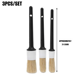 5ชิ้นชุดแปรงทำความสะอาดรถล้อรถยนต์ภายในช่องระบายอากาศชุดทำความสะอาดแปรงสำหรับผมแข็งเครื่องมือล้างสะอาดรถ