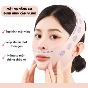 Mặt Nạ Nâng Cơ Mặt V-Line Đai Nâng Cơ Giảm Nọng Cằm Thon Gọn Mặt Làm Nhỏ Mặt Chống Chảy Xệ