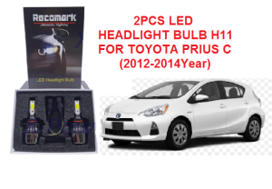 2PCS LED HEADLIGHT BULB (COB) (H11) FOR TOYOTA PRIUS C (2012-2014Year)
