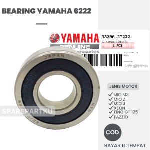 BEARING LAHER 6222 YAMAHA MIO M3 MIO Z MIO J XEON FINO GT 125 FAZZIO/ LAHAR/ KLAHER/ BERING