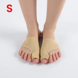 1Pair Toe Separator Corrector Orthotics Feet Foot Care Bone Thumb Adjuster Correction Soft Pedicure Socks Bunion Straightener