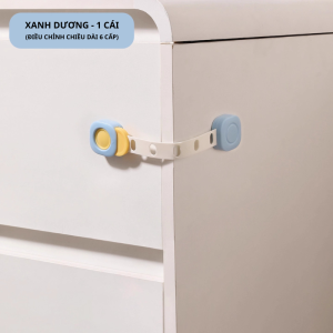 Khóa tủ lạnh khóa ngăn kéo khóa tủ quần áo an toàn cho bé thiết kế mới điều chỉnh độ dài đa năng NC98