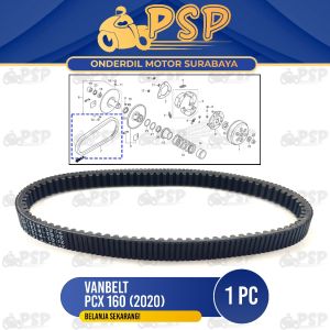 Vanbelt PCX 160 (Only) - Fan Van Belt Drive Belt Vbelt Panbel Fanbelt Fanbel Rantai Rante Matic CVT