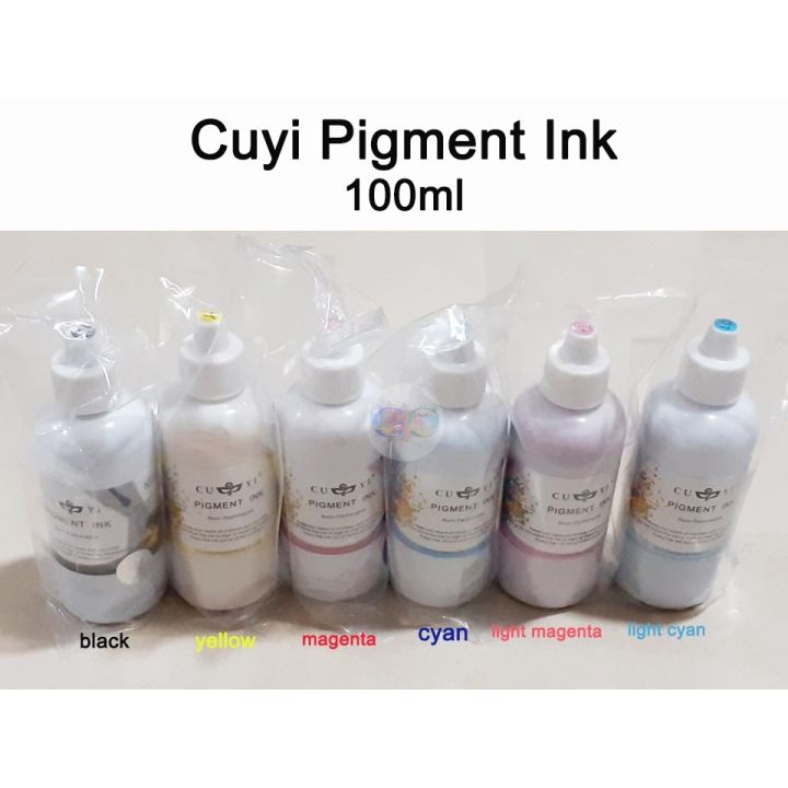 Cuyi Pigment Ink CMYK LC LM 100ml | Lazada PH