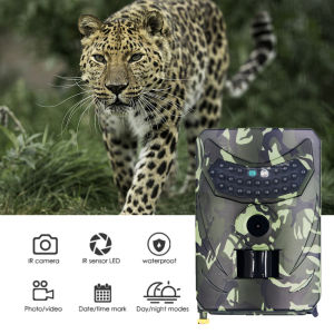 ISingo PR100 1080P Outdoor Trail Camera 12MP New Wild Animal Detector Cameras HD Waterproof Monitoring Infrared Cam Night Vision Photo Trap