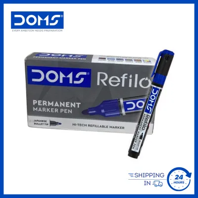 Doms Permanent Marker Bullet Tip 1pc/ 12pcs(Box)