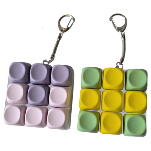 Rechargeable Powered Glows Keychain with Grip Portable for Adventures