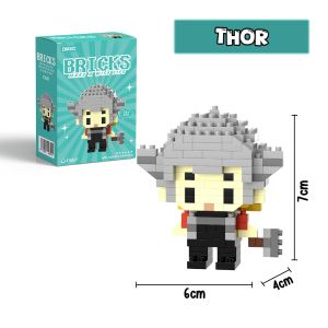 GOCRAFT Mini Micro Block Anime Figure DIY Building Toy | Cute Collectible Brick Model Gift for Kids & Adults