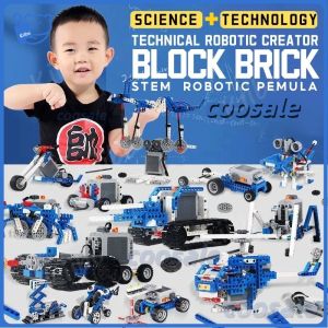 Robotic Creator Block Brick Electric Science Technology Power Set Mainan Edukasi Anak Building Blocks Blok