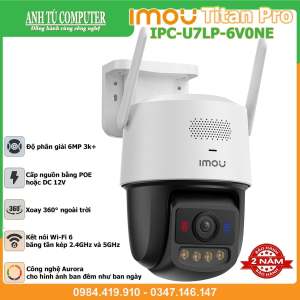 Camera Wifi 360° IMOU TITAN PRO 6MP 3K+