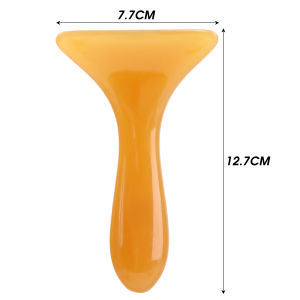 Resin Head Massager Meridians Gua Sha Stick Arc-shaped Massage Shovel Facial Body Scraper Beauty Tool