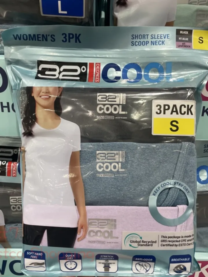 32º Degrees Ladies' Sun Tee UPF 50+ - Athletic Shirt With Hidden Zipper Pocket, 4-Way Stretch - View #6