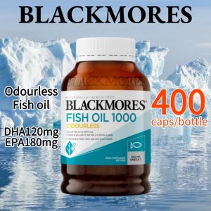 Blackmores Odourless Fish Oil 1000mg Omega-3 400 Caps Supplements Rich DHA&EPA