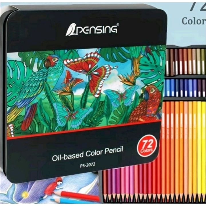 Ohuhu Colored Pencils: 72 Oil-based Drawing Pencils For Coloring