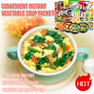 Convenient instant vegetable soup packets Instant Tremella Soup Meal Replacement Tremella Soup