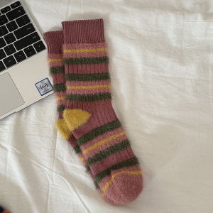 MAdley Sock Style Korea Kaus Kaki Wanita Kaos Kaki Hangat Bulu KK06