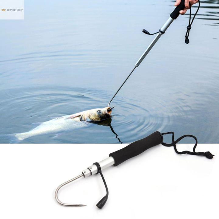 HPVDBP Stainless Telescopic Retractable 60cm Professional Fish Gaff
