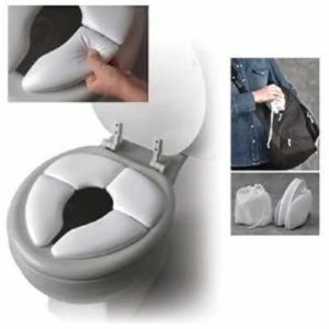 Alas Dudukan Kloset Toilet Bayi (Traveling Seat  Batita  / Travel Traveller / Cushie Baby Travel Potty Closet Training / Kado Lahiran Ultah / Hadiah Bingkisan Melahirkan / Ulang Tahun / NewBorn New Born Gift )