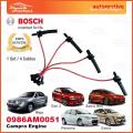 Proton Gen 2 / Persona / Satria Neo / Exora / Waja Car Campro Engine Ignition Leads Spark Plug Cable Bosch M051. 