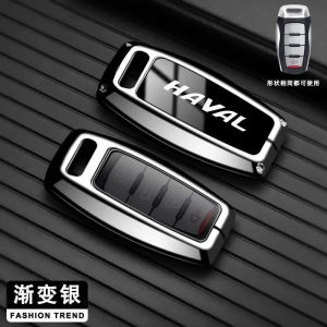 SCH Mirror Gradient Car Key Case Cover Shell For Great Wall Haval Coupe Jolion 2022 H6 H7 H8 H4 H9 F5 F7 F7X F7H H2S GWM Dargo