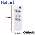รีโมทพัดลมรวม ฮาตาริ ใช้ได้ทุกรุ่น อะไหล่พัดลม Universal Hatari Fan Remote Control. 