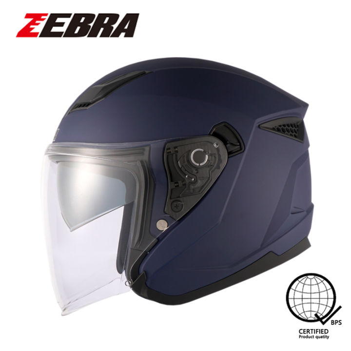 (FREE VISOR)ZEBRA helmet 320 Motorcycle half face helmet with