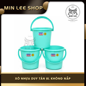 Xô nhựa Duy Tân 8L không nắp (giao màu ngẫu nhiên)
