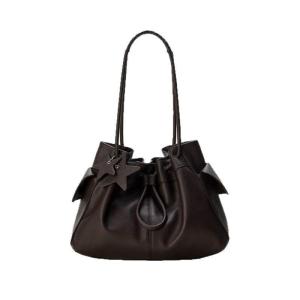 New womens bag Korean version high-end pleated bag single shoulder underarm hand-held large capacity tote bag