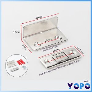 YP Anti-Rust Strong Magnetic Stainless Door Catch Closer Cabinet Doorcatch Latch Magnet